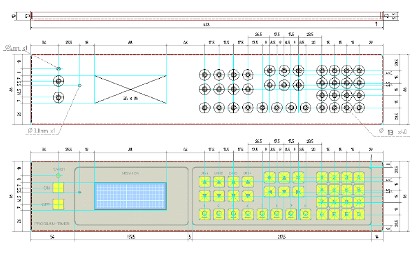 パネル設計図面 例1